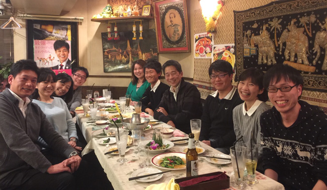 基礎配属学生さんお疲れ会