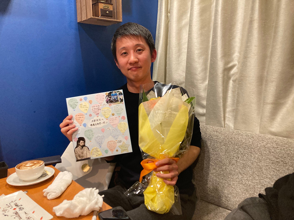 木部先生の送別会を行いました。