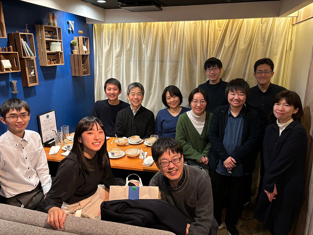 木部先生の送別会を行いました。