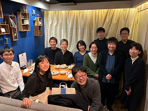 2024年3月26日 木部先生の送別会を行いました。