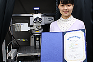 第95回日本生理学会大会にて橋本明香里が学生セッション優秀賞を受賞