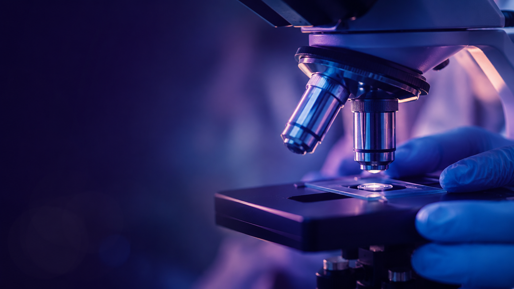 Research using a microscope