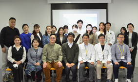 名古屋大学医学部附属病院でモンゴルの児童精神科医養成プログラムの指導者および専攻医第1期生が視察研修