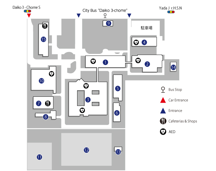 Daiko Campus Map