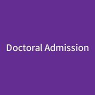 Doctoral Admission