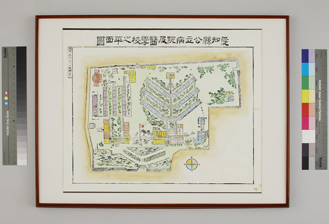 愛知県公立病院及医学校之平面図 画像1